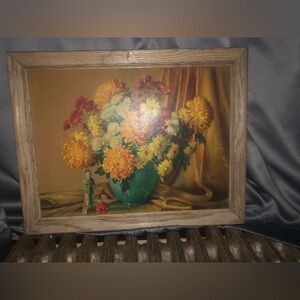 Vintage flower painting